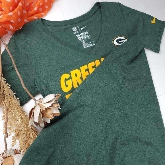 New Nike NFL Greenbay Packer Sweetheart Tee Shirt Sz M - Picture 7 of 9